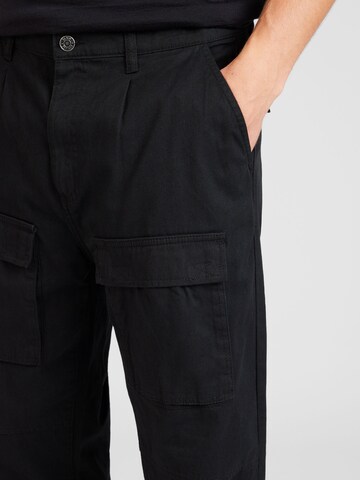 Regular Pantalon cargo Denim Project en noir