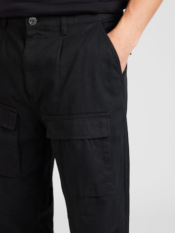Regular Pantalon cargo Denim Project en noir