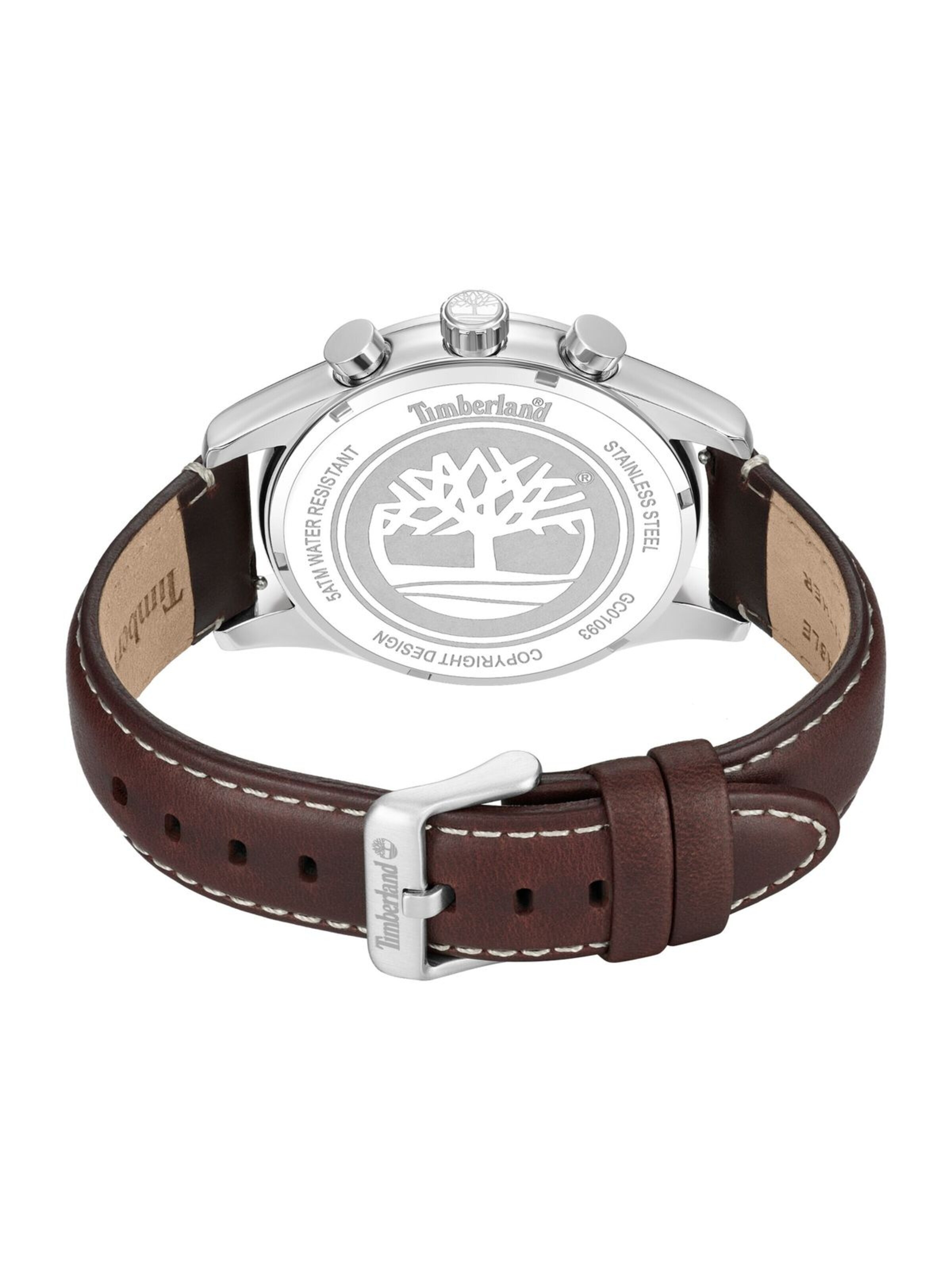 TIMBERLAND Analoog horloge 'Chronograph Ashmont' in Bruin