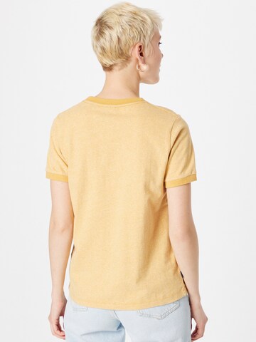 Superdry T-Shirt 'Ringer' in Gelb