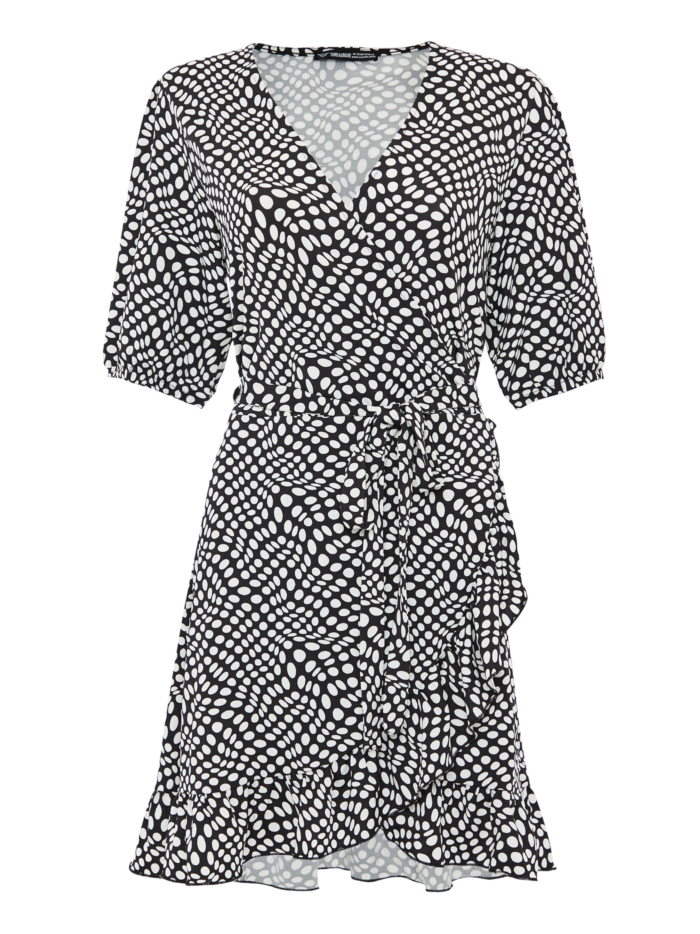 Threadbare Summer Dress 'Skye' in Black: front