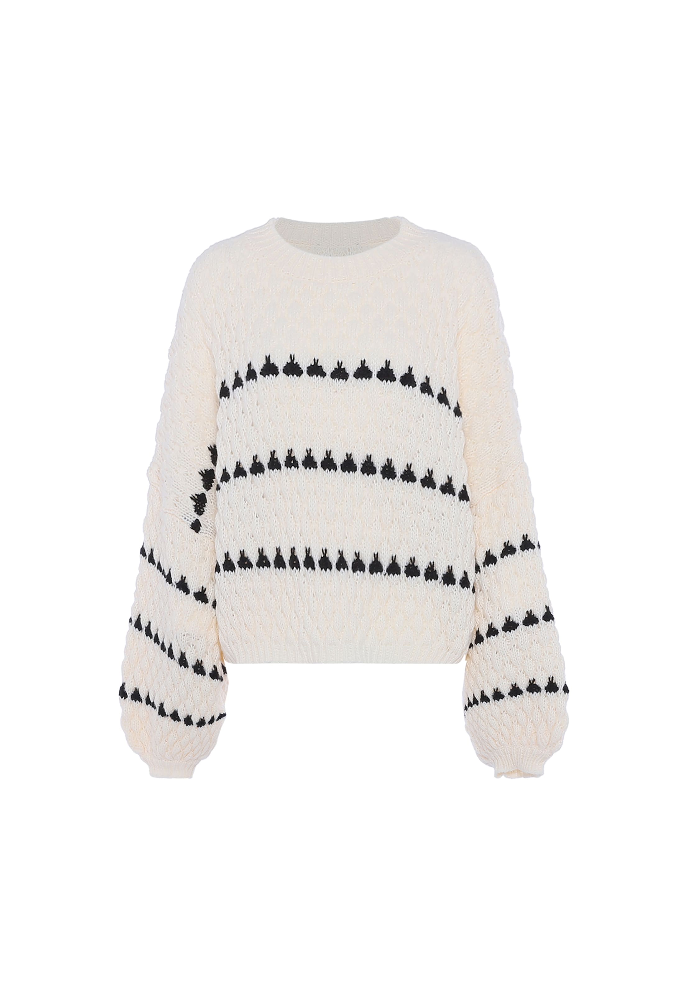 faina Sweater in White: front