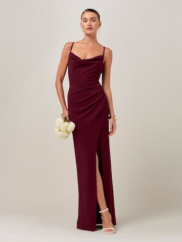 BWLDR Avondjurk 'Gemma' in Rood: voorkant