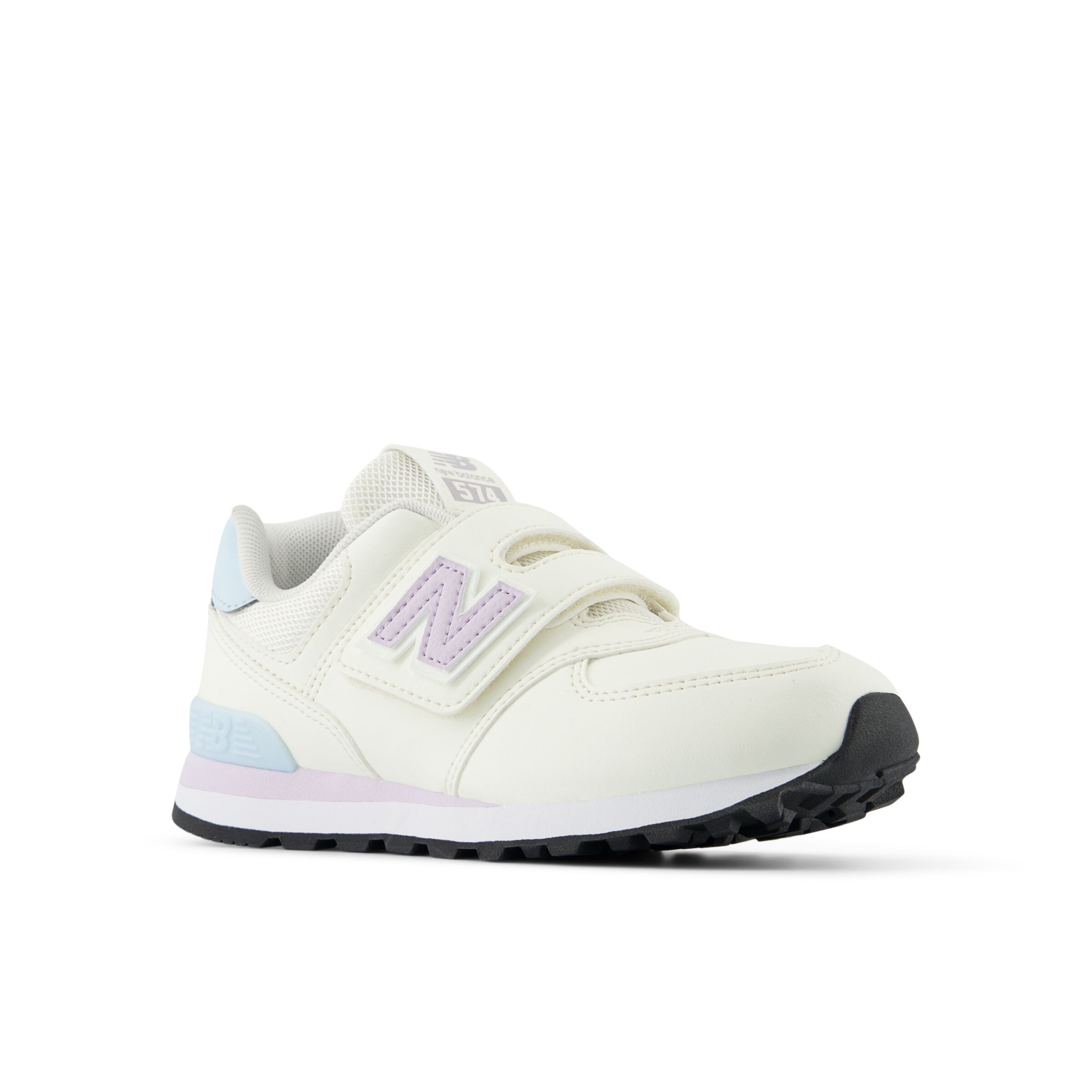 Sneaker '574 HOOK & LOOP' di new balance in bianco