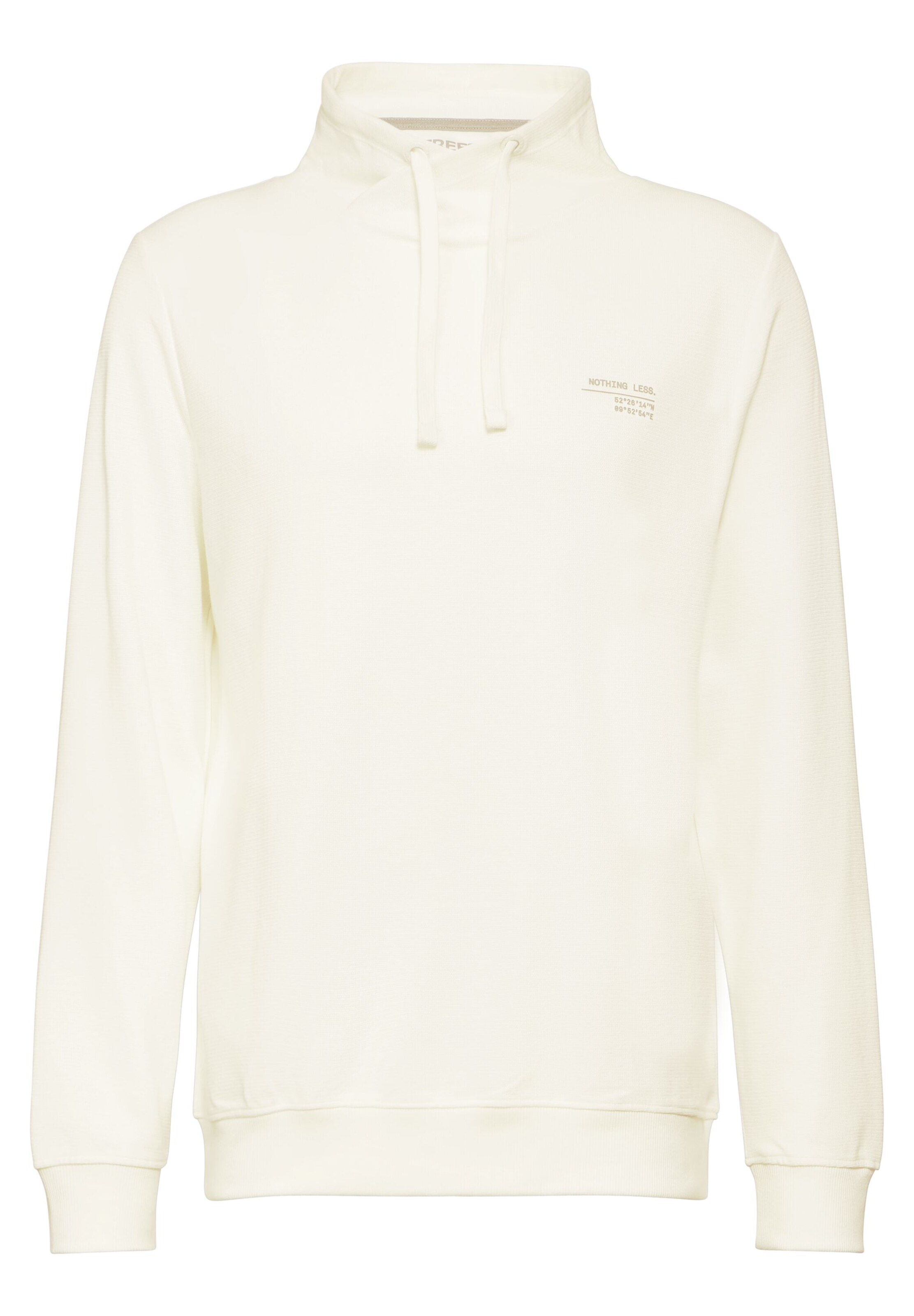 Street One MEN Sweatshirt in White: front
