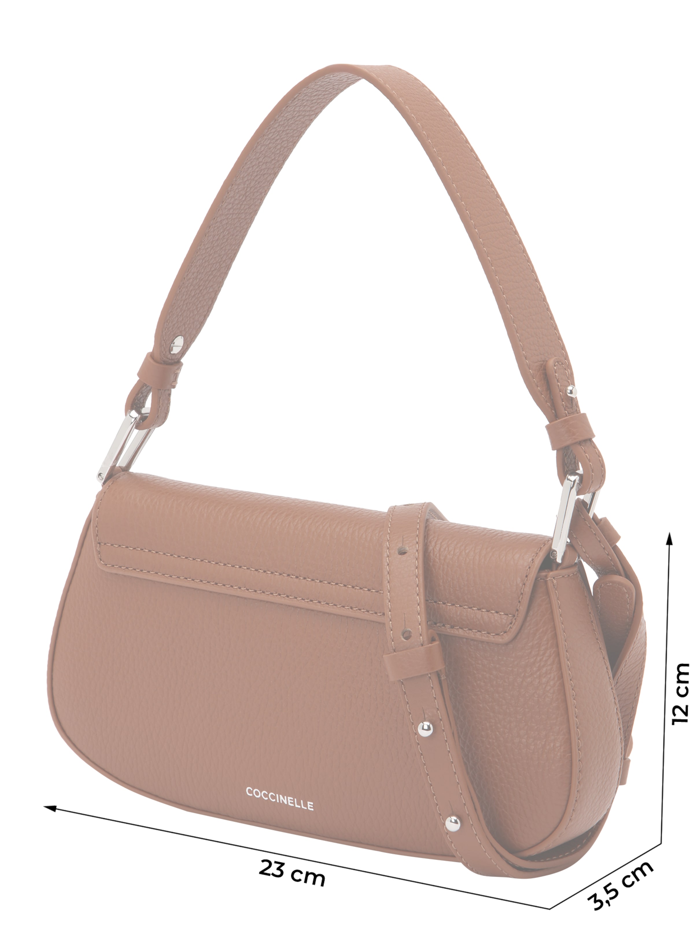 Coccinelle - Bolso de hombro 'MYRTHA' en marrón