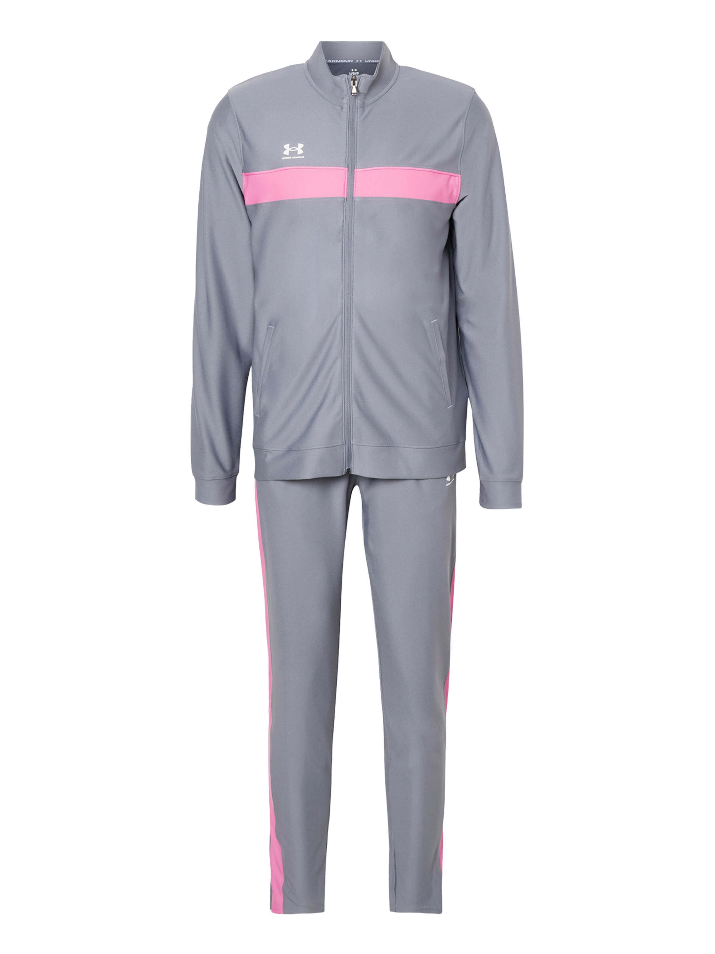 UNDER ARMOUR Trainingsanzug 'Challenger' in Grau: Vorderseite