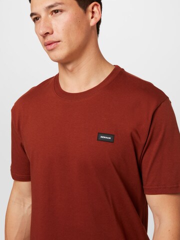 DENHAM T-Shirt 'ROGER' in Rot