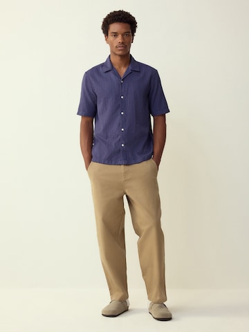 Next Средняя посадка Рубашка в Синий