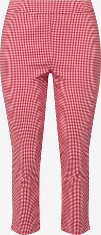 Ulla Popken Slim fit Pants 'Sienna ' in Pink: front