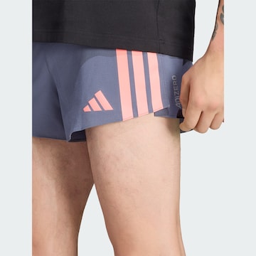 ADIDAS PERFORMANCE - Slimfit Pantalón deportivo 'Adizero' en azul