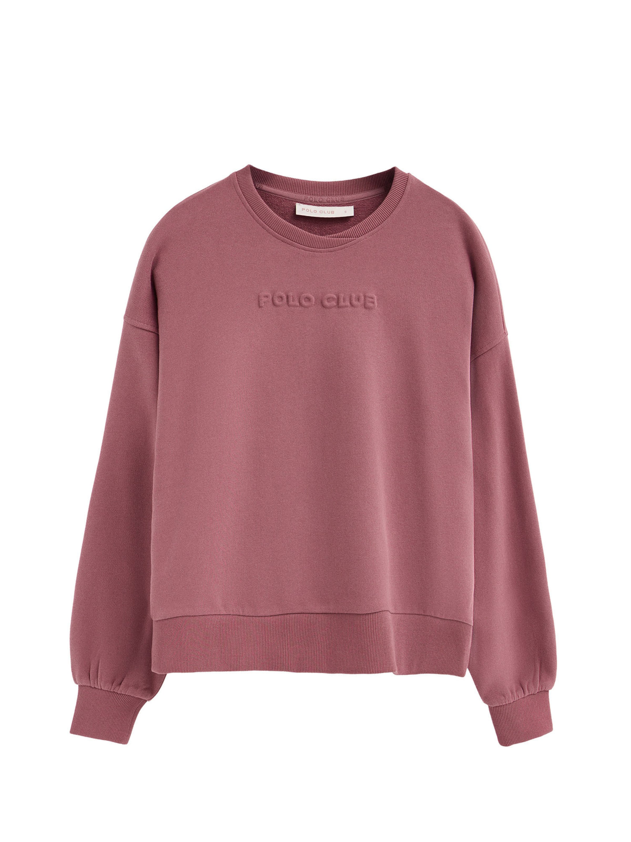 Polo Club Sweatshirt 'NUSA' in Pink: front
