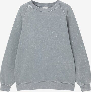 Sweat-shirt Pull&Bear en gris : devant