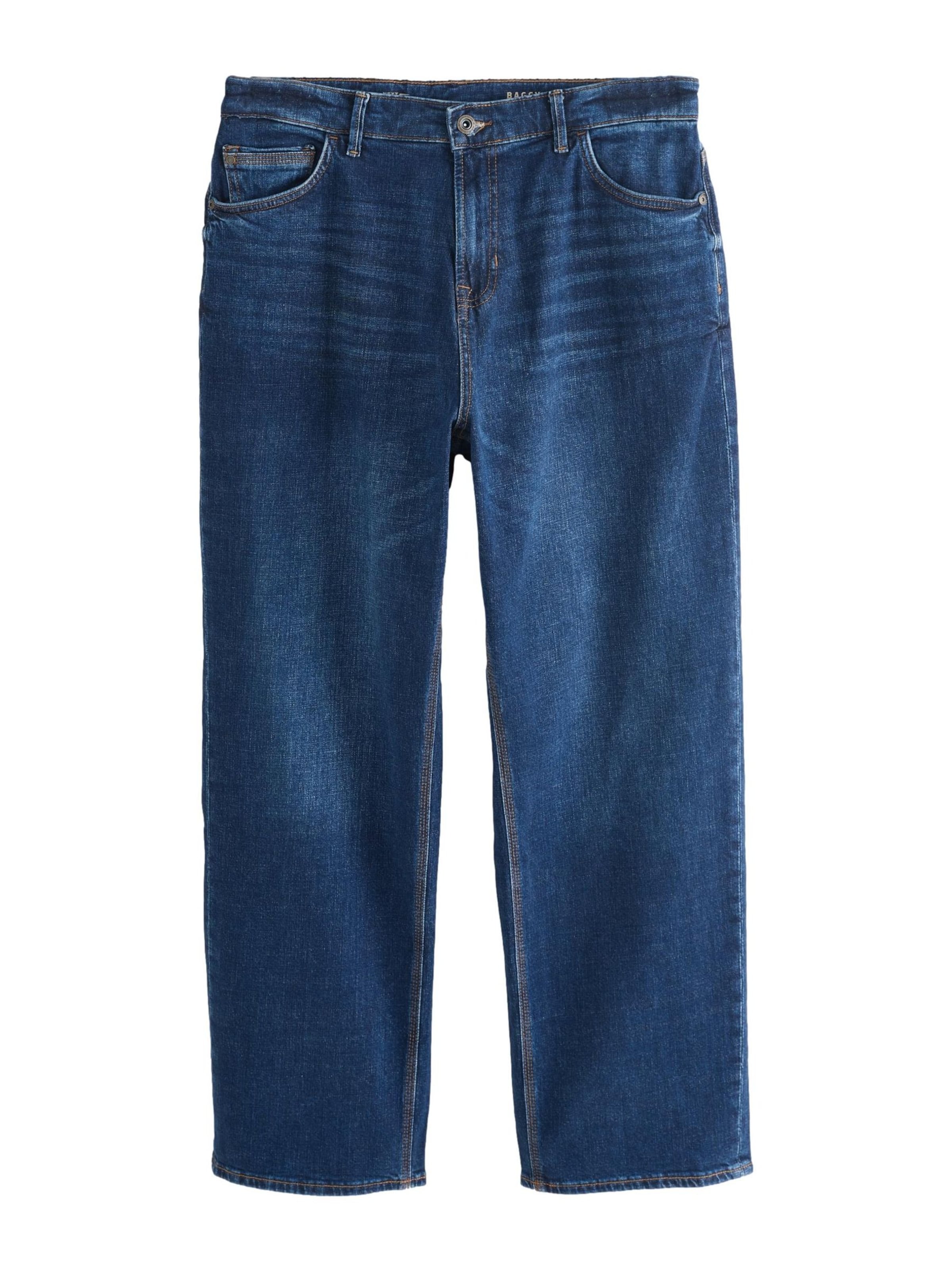 Next Wide leg Jeans 'Authentic' in Blauw: voorkant