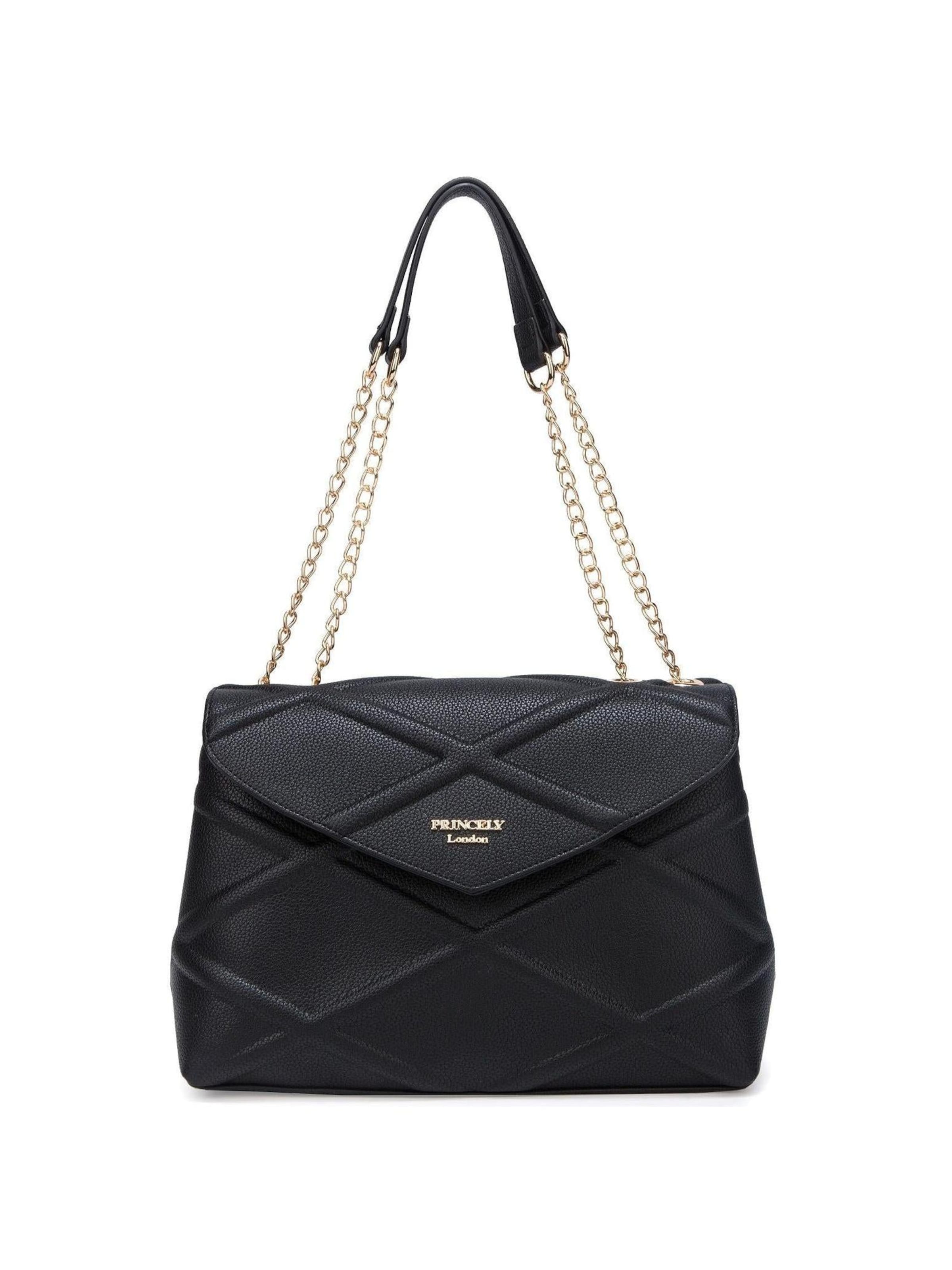 Princely London Shoulder Bag 'Chaunhi' in Black: front