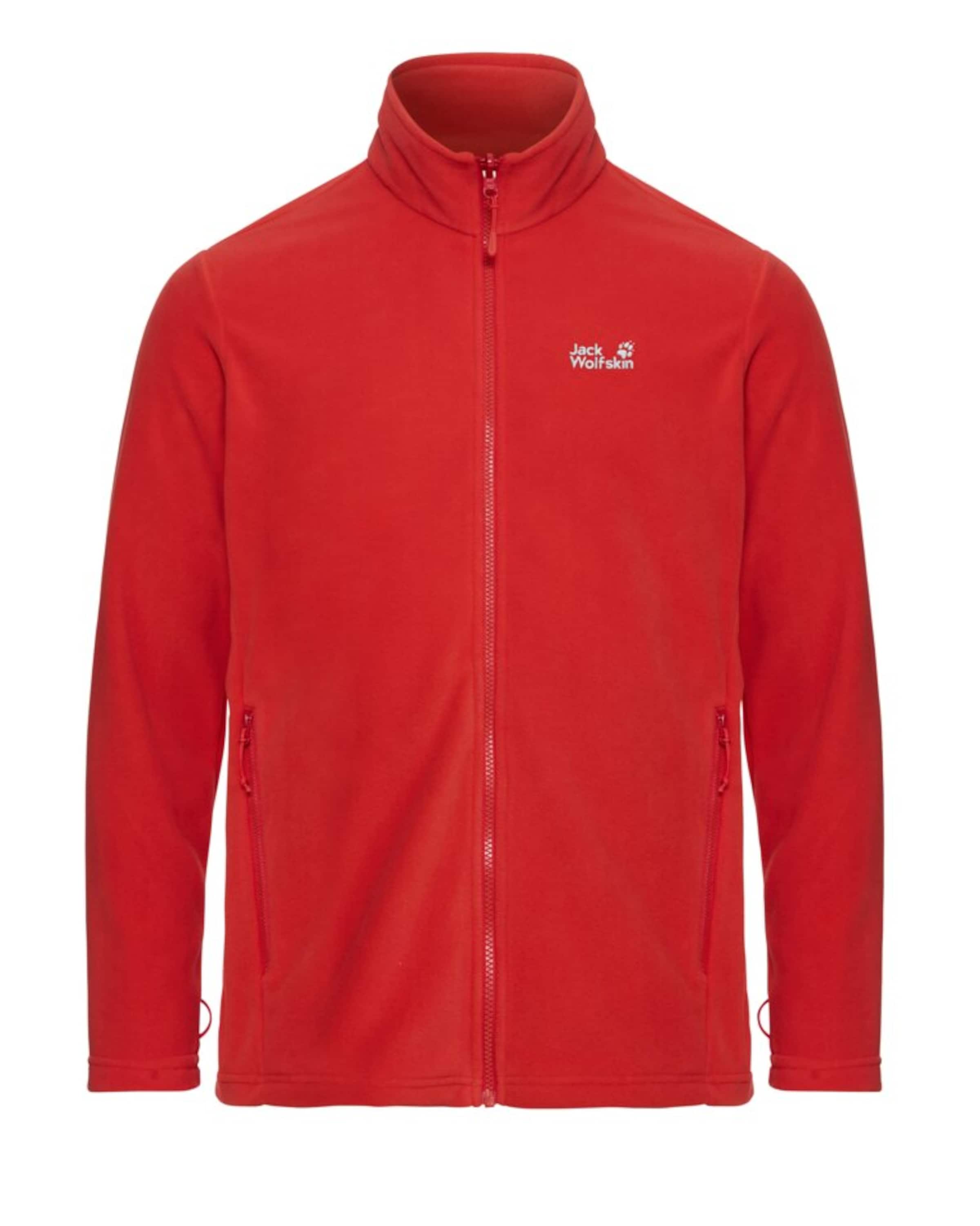 JACK WOLFSKIN Funktionsfleecejacke in Rot: Vorderseite