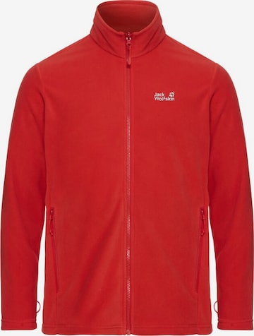 JACK WOLFSKIN Funktionsfleecejacke in Rot: Vorderseite