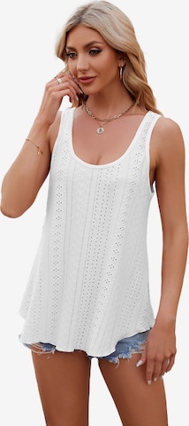 MEETWEE Top in White: front