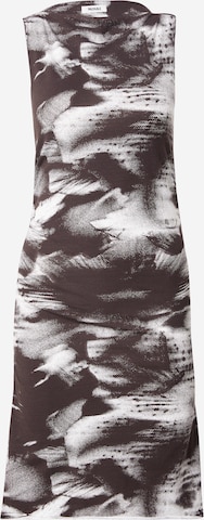 Monki Obleka | rjava barva: sprednja stran