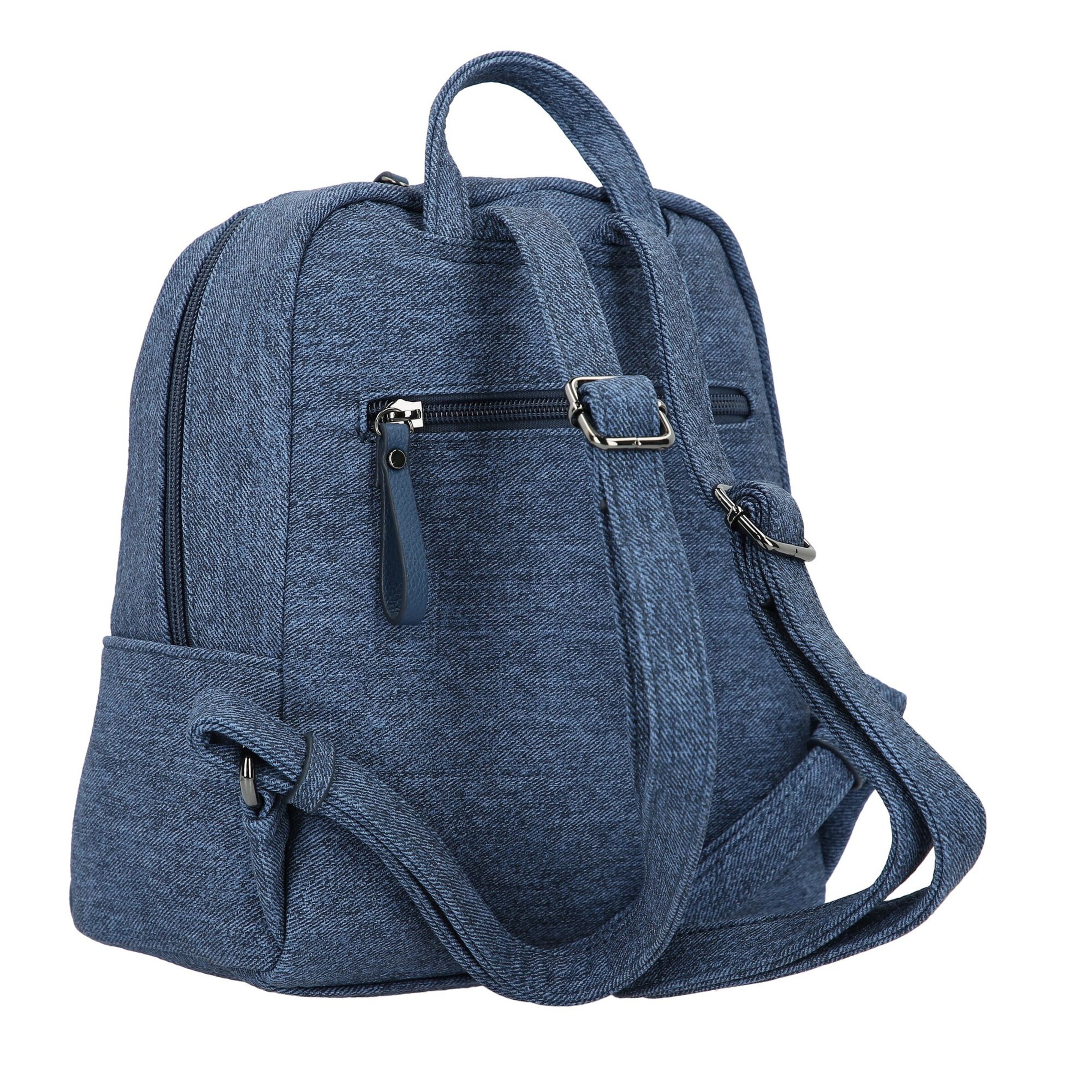TOM TAILOR Backpack 'Tamara' in Blue
