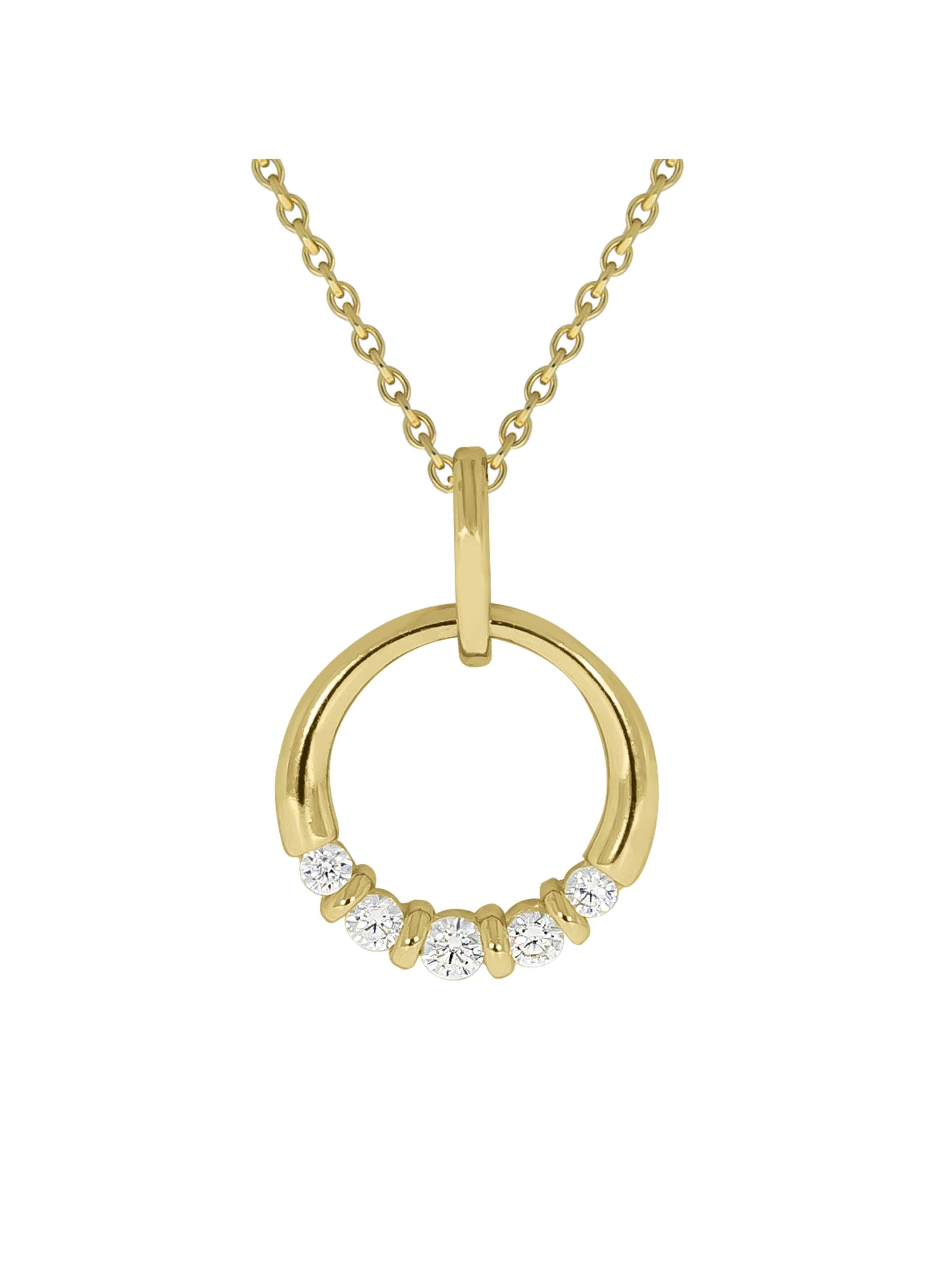 Chaîne CELESTA en or : devant