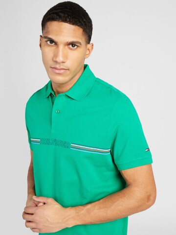 TOMMY HILFIGER Poloshirt in Grün