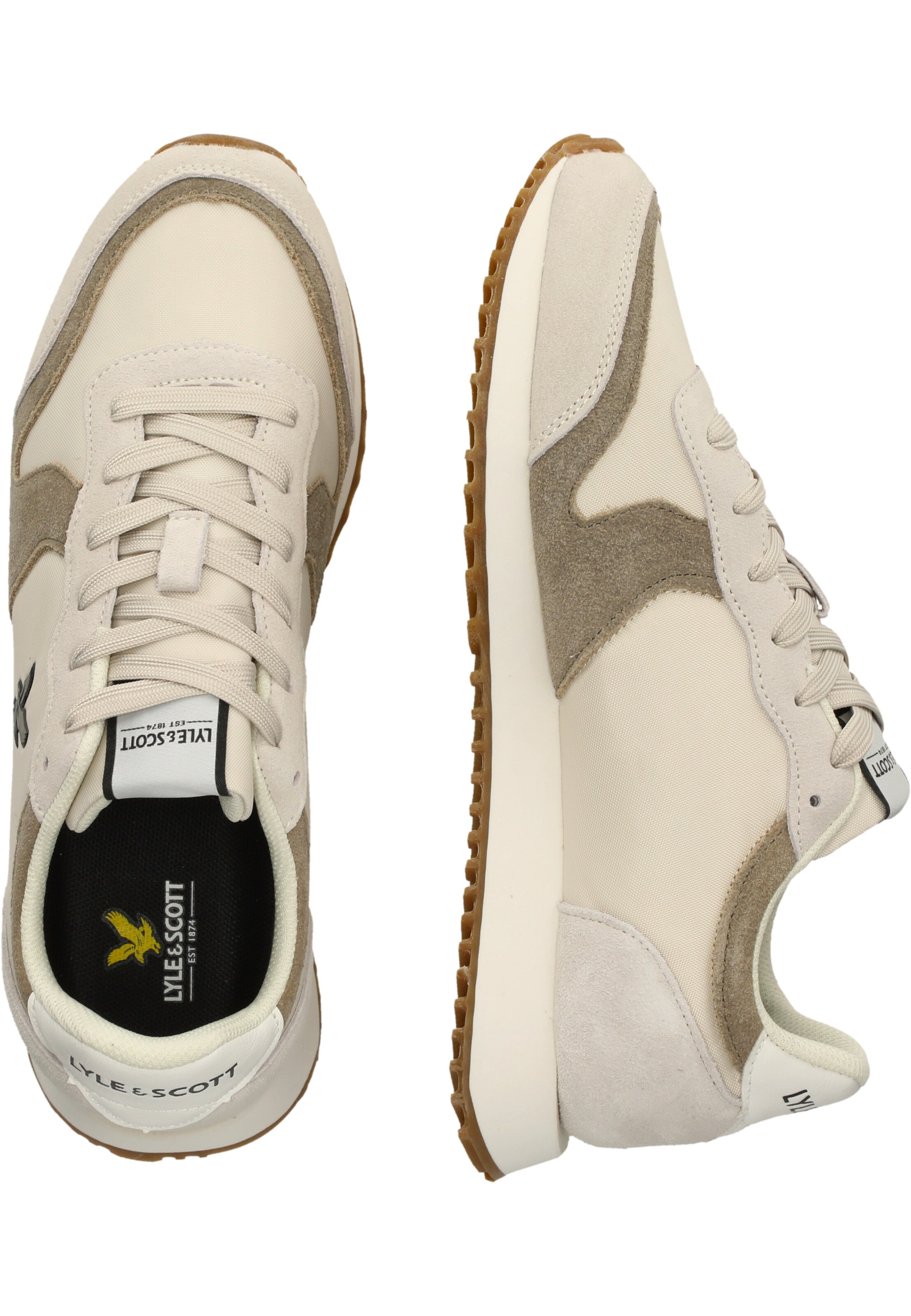 Lyle & Scott Platform trainers 'Leno' in Brown