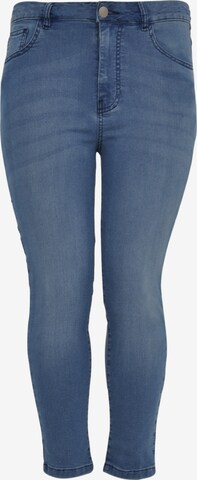 Yoek Skinny Jeans in Blauw: voorkant