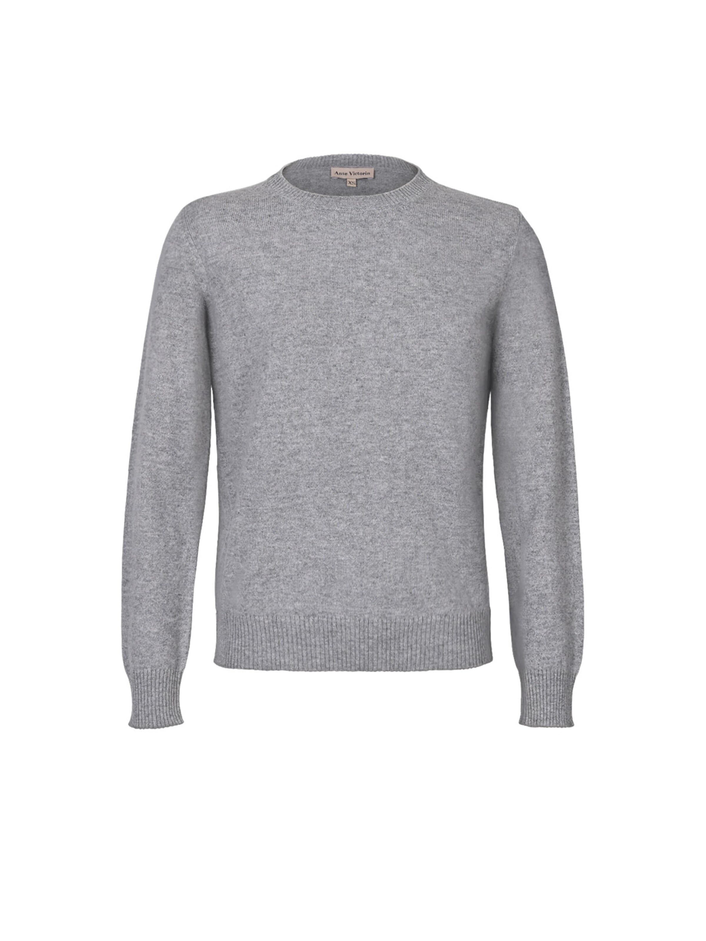 Anse Victorin Pullover 'Olivia'‌‌‌‌‌‌‌‌‌ in Grau: Vorderseite