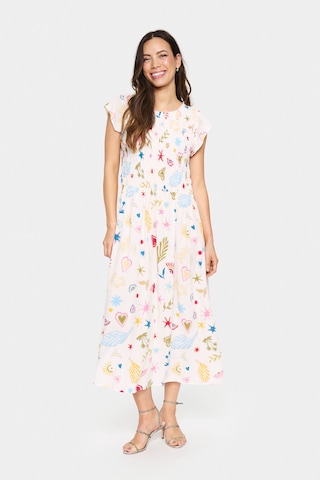 Robe 'Gisla' SAINT TROPEZ en beige : devant