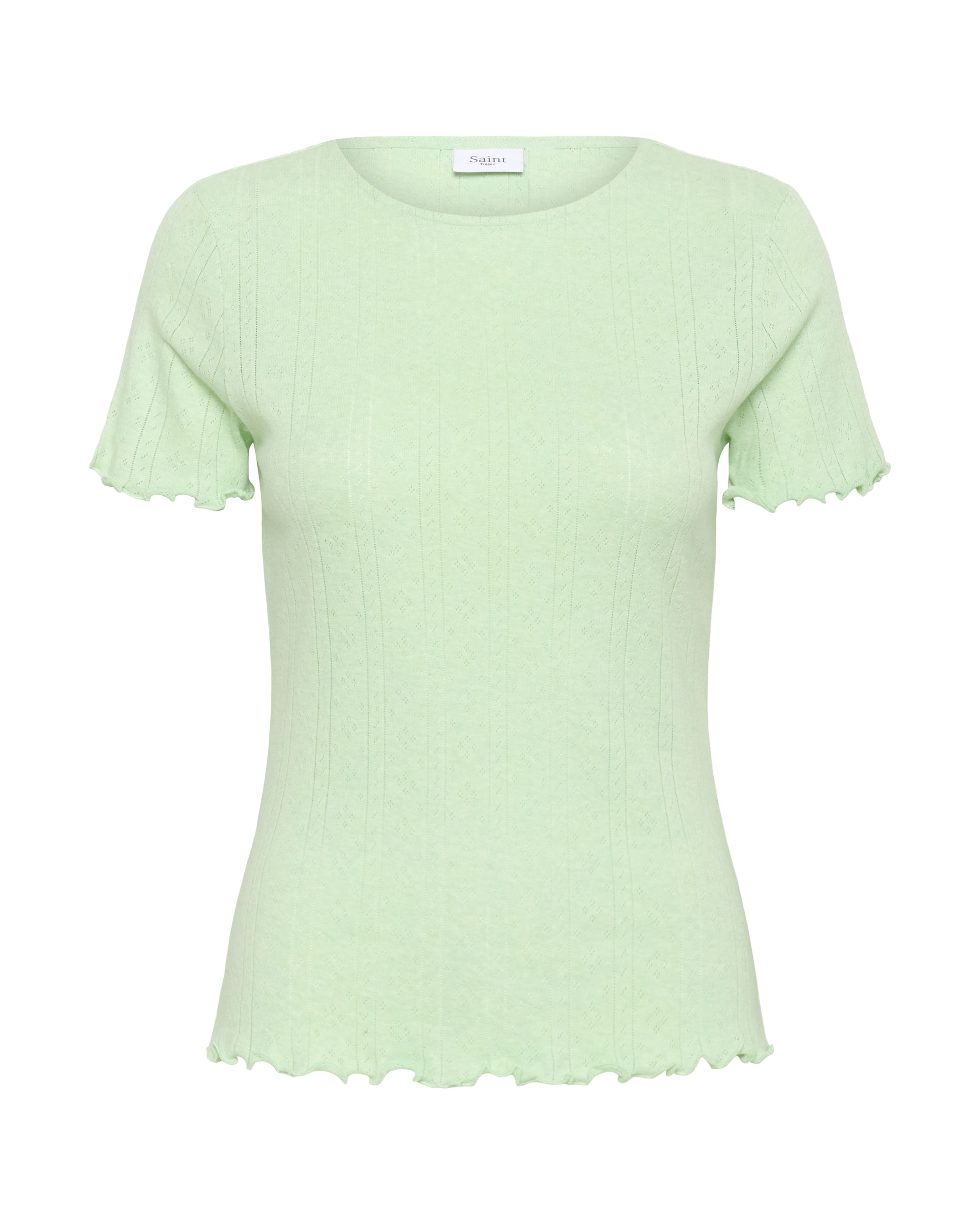 SAINT TROPEZ - Top 'SZGru' em verde: frente