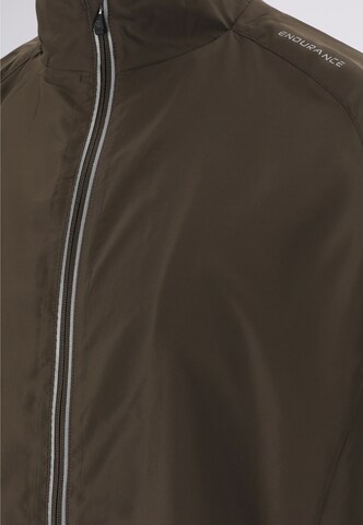 ENDURANCE Regular fit Athletic Jacket 'Lessend' in Brown