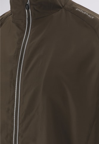 ENDURANCE Regular fit Athletic Jacket 'Lessend' in Brown