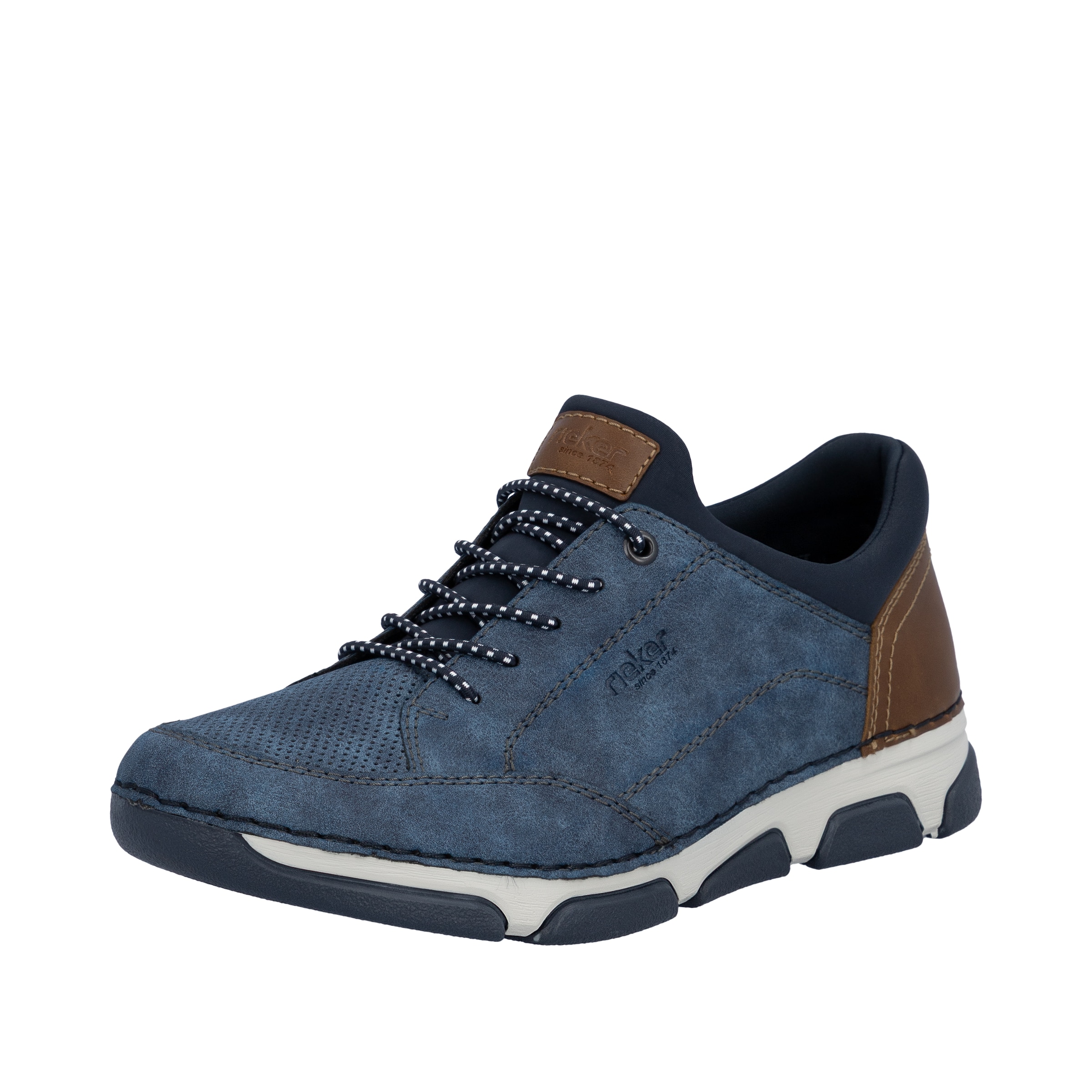 Rieker Slipper '15950' in Blau: Vorderseite