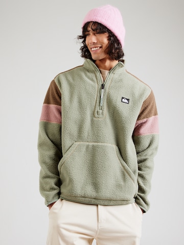 Pull-over de sport 'CLEAN COAST' QUIKSILVER en vert : devant