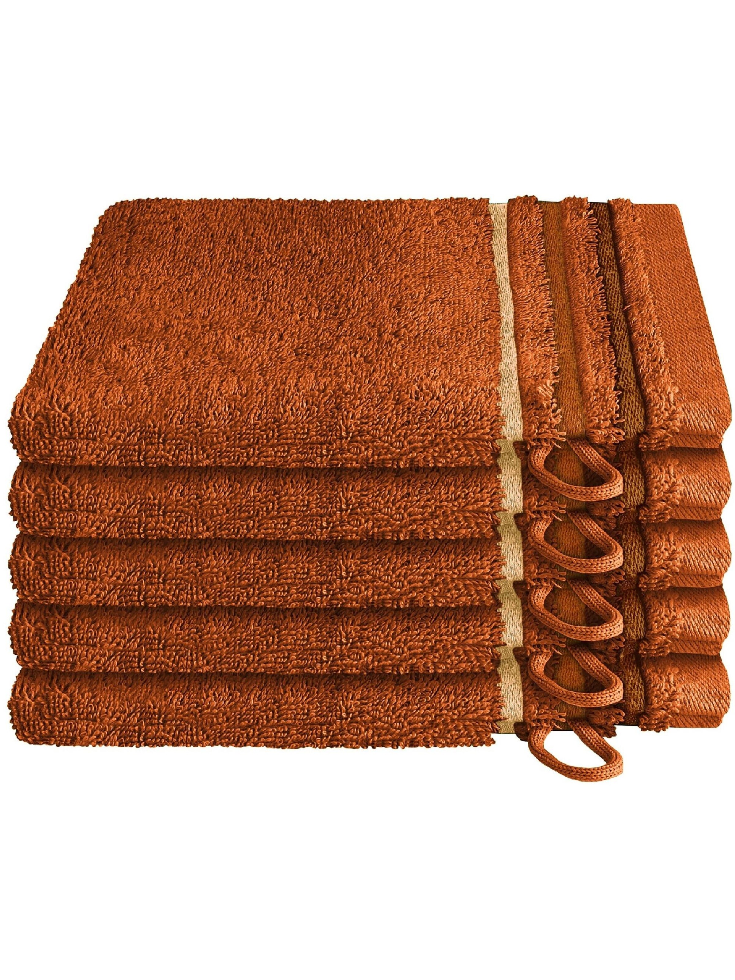 SCHIESSER Shower Towel 'Skyline Color' in Brown: front