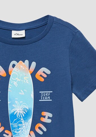 T-Shirt s.Oliver en bleu
