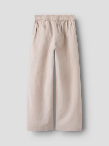 NAME IT - Pierna ancha Pantalón 'NKFFalinnen' en gris