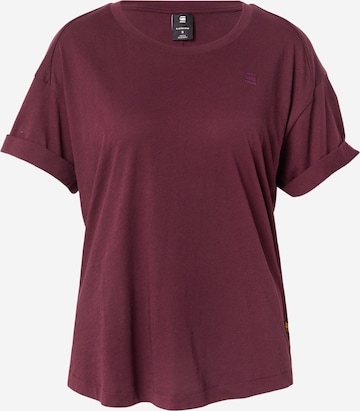 T-shirt G-STAR en rouge : devant