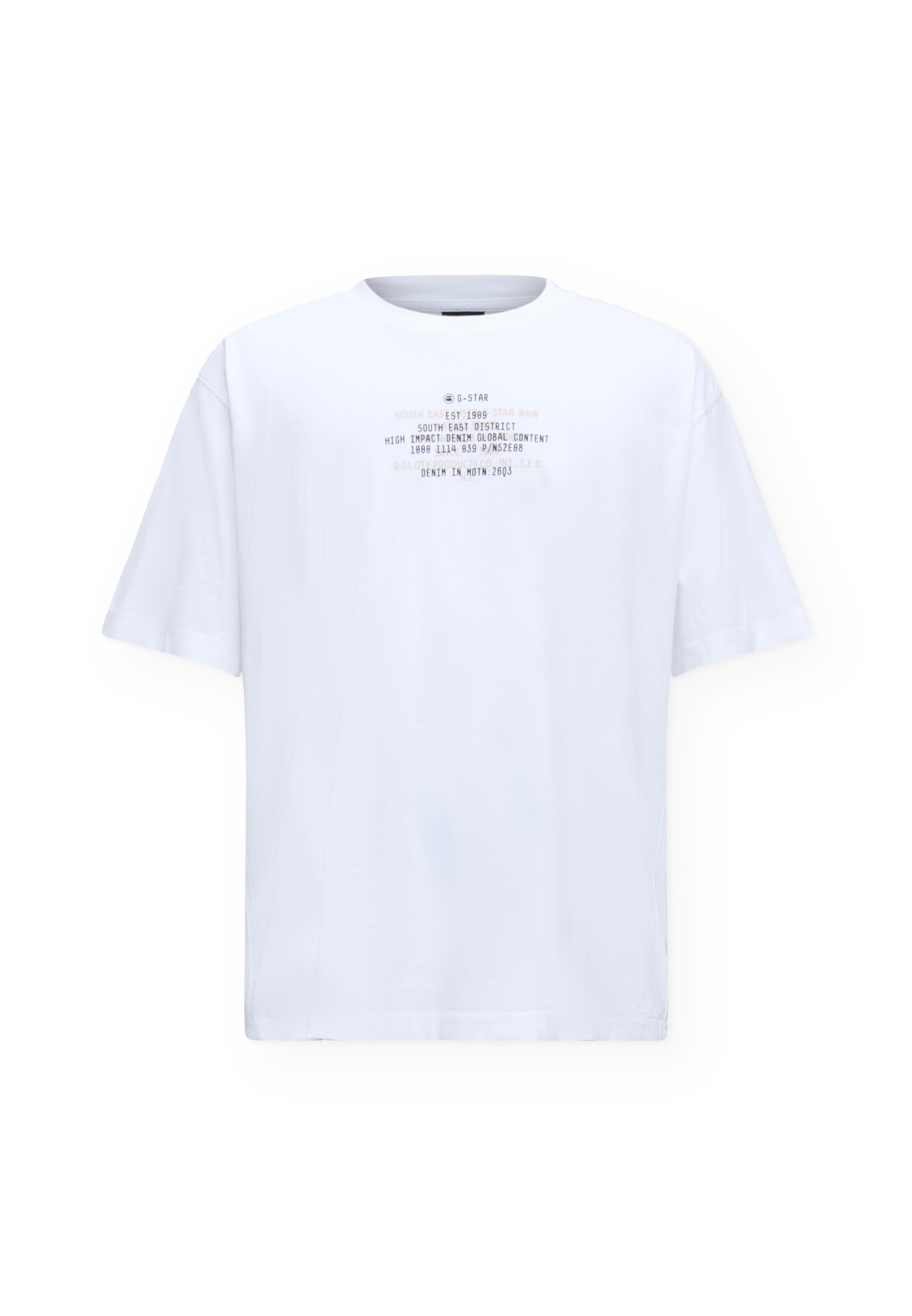Maglietta di G-STAR in bianco: frontale