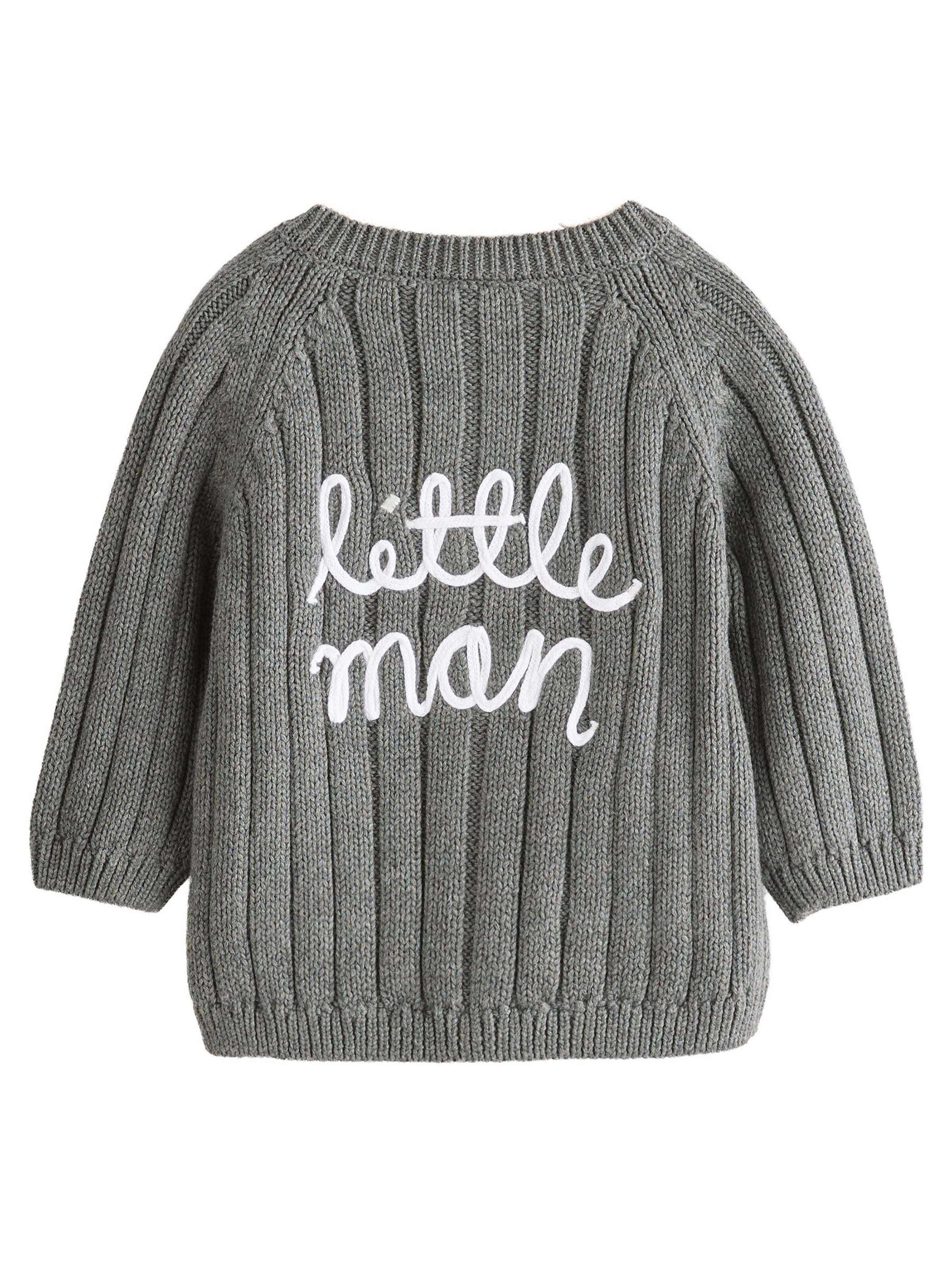 Next Knit cardigan in Grey