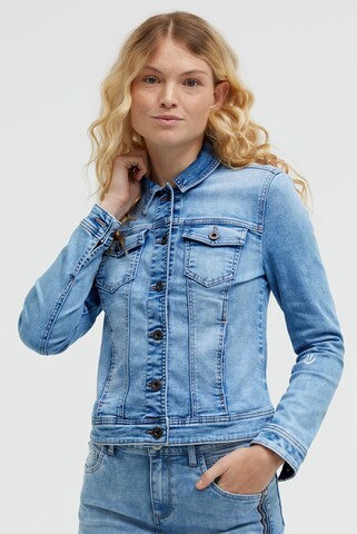 Soccx Between-Season Jacket in Blue: front