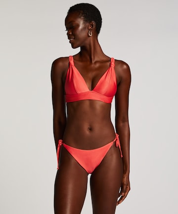 Hunkemöller Triangle Bikini Top 'Luxe' in Orange