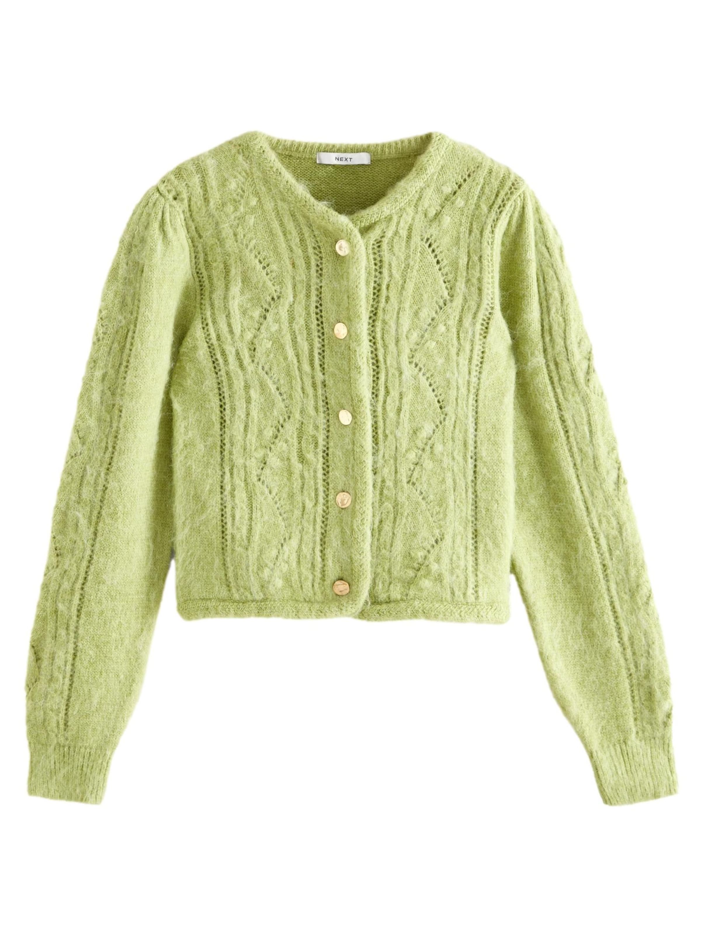 Next Kampsun, värv roheline: eest vaates