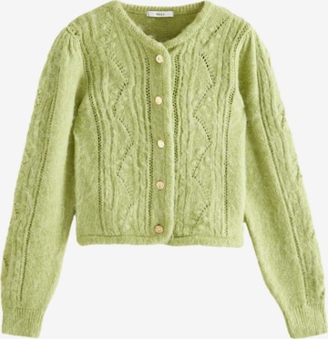 Cardigan Next en vert : devant