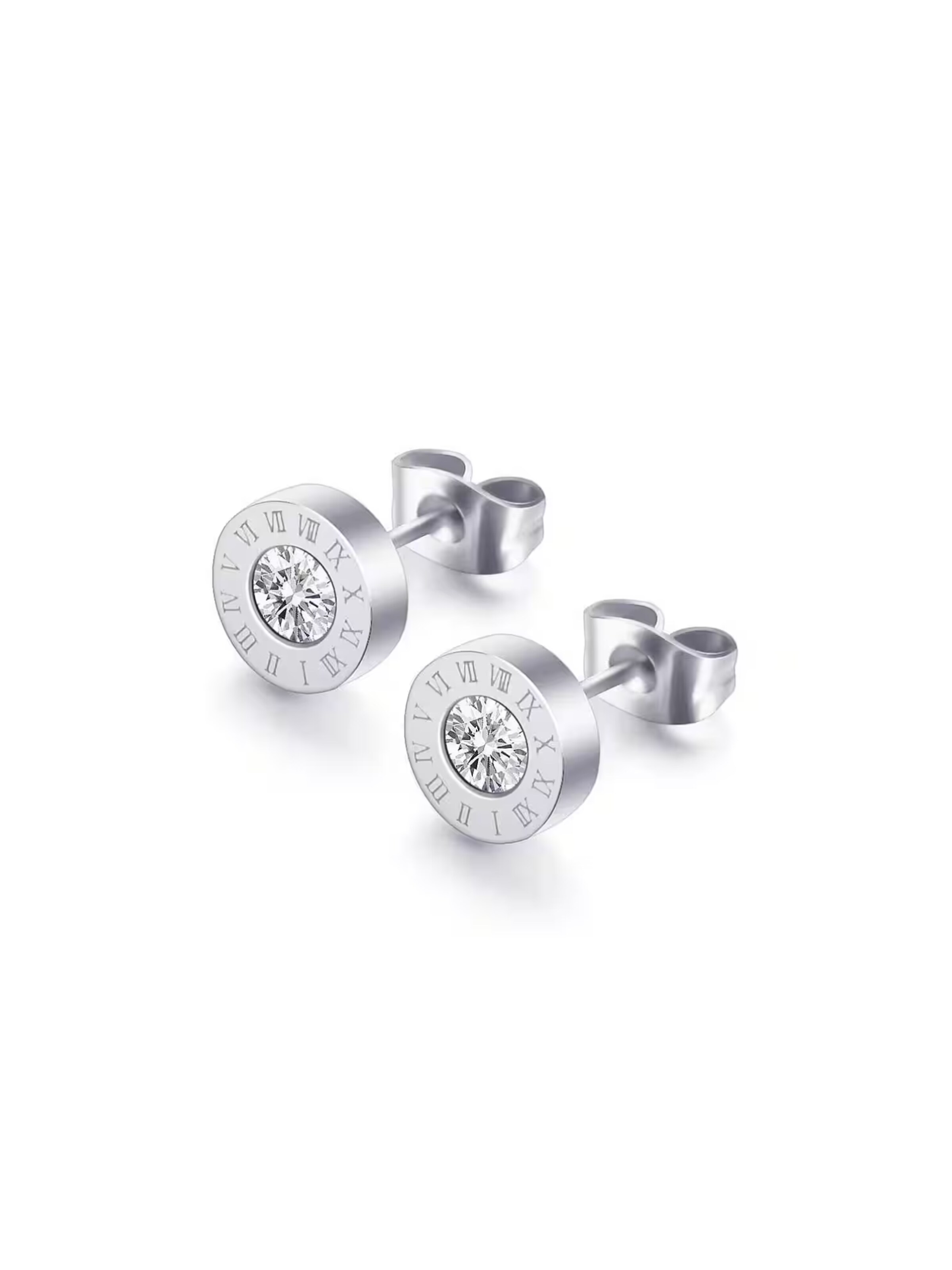 ROUGEMONT Jewellery Earrings 'Trend Ohrstecker' in Silver: front