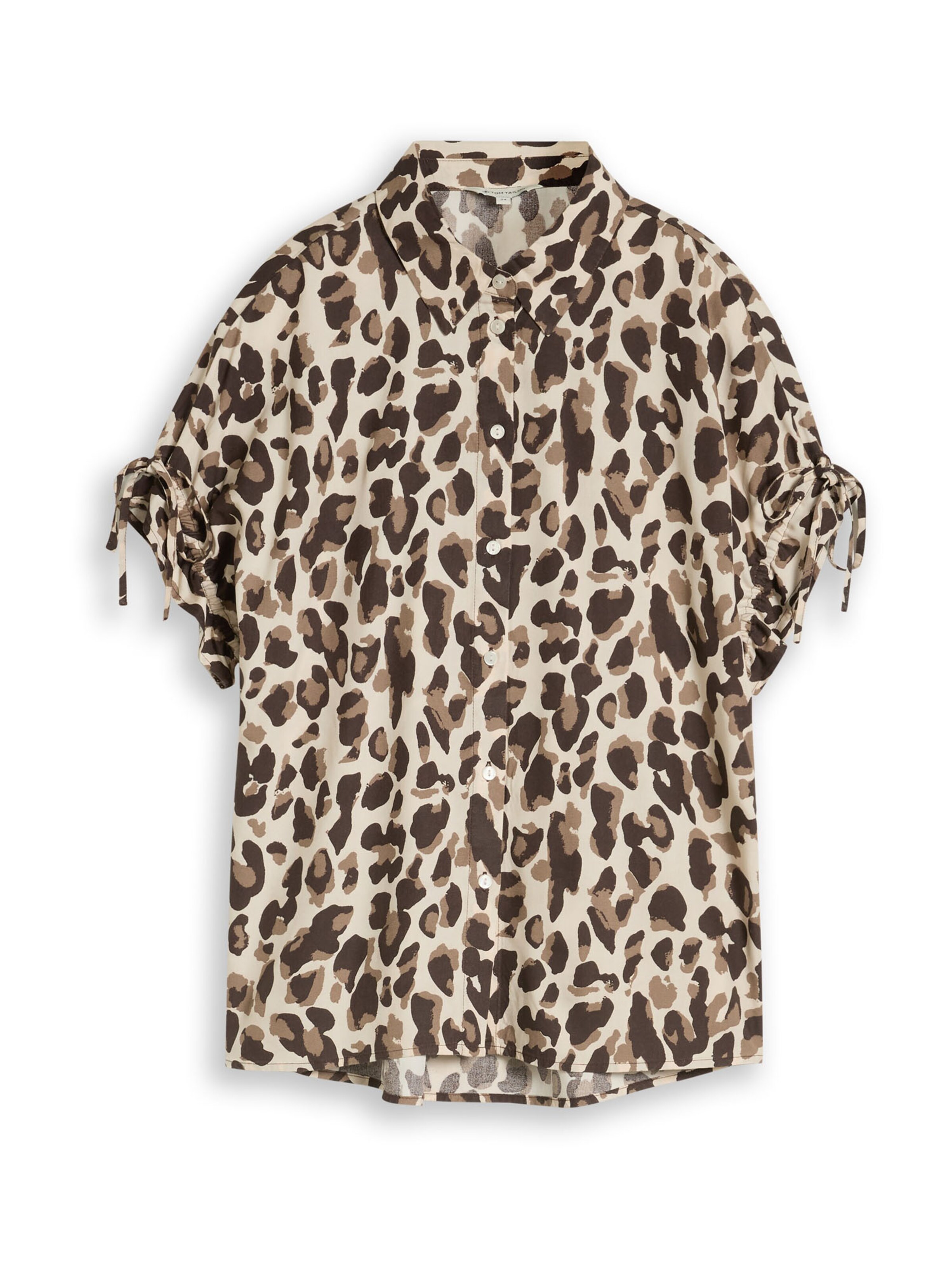 TOM TAILOR Blouse in Bruin: voorkant
