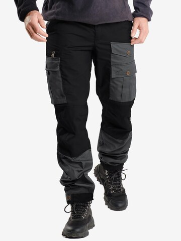 Regular Pantalon outdoor 'Leviathan' normani en gris : devant