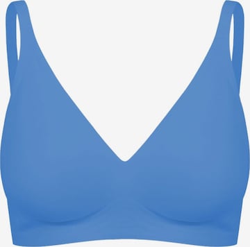 cfab (formerly creamy fabrics) BH 'Comfort Push-Up BH' in Blau: Vorderseite