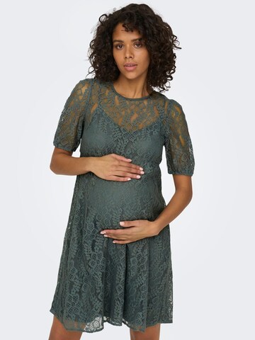 Only Maternity Kleid in Grün